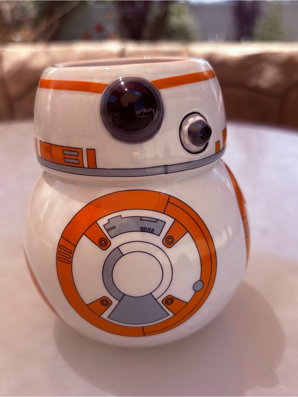 Disney Star Wars Force Awakens Droid BB-8 Ceramic Coffee 3D Mug Lucas Film 16oz